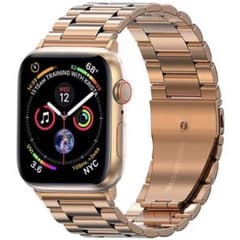 42/44/45mm Apple Watch メタリック バンド　ローズゴールドのサムネイル