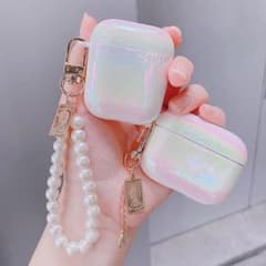 特価⭐︎ AirPods 保護ケース 豪華 パール チャームセットのサムネイル