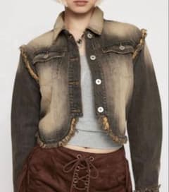 LAGUA GEM クロップドデニムジャケット CUT OFF M ショート丈 - メルカリ