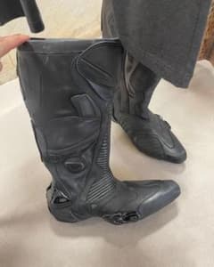 Balenciaga 23aw Leather Biker Boots 43 - メルカリ