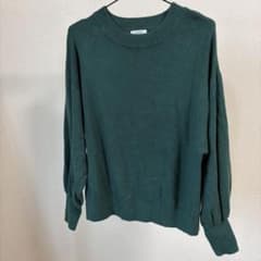 LOWRYS FARM 長袖ニット グリーンのサムネイル