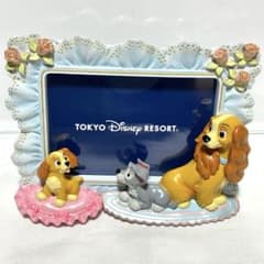 わんわん物語　フォトフレーム 東京ディズニーリゾート限定 わんわん物語 立体3Dフォトフレーム