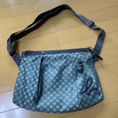 [11/2で処分]agnes b. VOYAGE ショルダーバッグ　カーキグレーのサムネイル