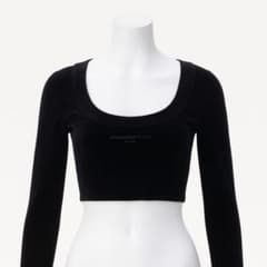 alexander Wang アレキサンダーワン ベロア　ショートトップスのサムネイル