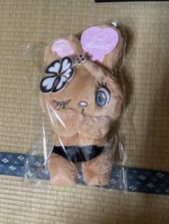 Foxy illustrations ビキニバレー BIGぬいぐるみ ブラックのサムネイル