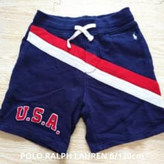POLO RALPH LAUREN スウェットハーフパンツ6/120cmのサムネイル