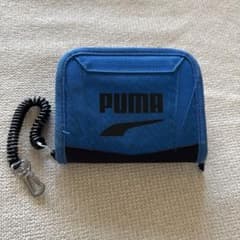 PUMA 二つ折り財布 ブルー ストラップ付のサムネイル