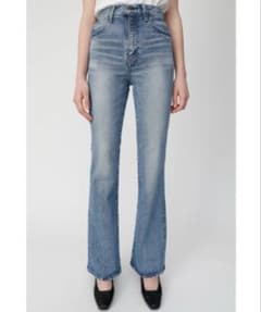 【美品】MOUSSY MVS FLARE 25インチ　フレアデニムのサムネイル