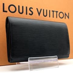 ✨美品✨ ルイヴィトン　ポルトモネ ビエ トレゾール エピ ノワール 財布のサムネイル