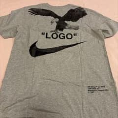【希少】NIKE × OFF-WHITE Tシャツ グレー L タキシードのサムネイル