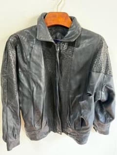 希少デザイン Vintage ヴィンテージ レオパード レザージャケット訳