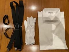 ⭐︎急遽値下げ⭐︎新郎用ウイングカラーシャツ&小物類一式のサムネイル