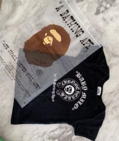 クロムハーツ　アベイシングエイプ　コラボ　キッズTシャツのサムネイル