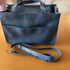 千秋プロデュース 青いトートバッグ - メルカリ