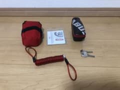 ABUS ディスクロック 黒/赤のサムネイル