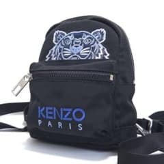 [극미품] KENZO 배낭 백팩 타이거 자수 미니 블랙