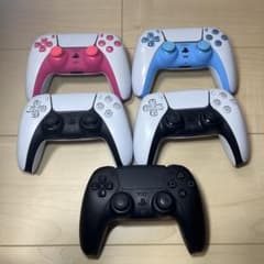ジャンクPS5 DualSense ワイヤレスコントローラー 5個セットのサムネイル