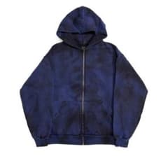 PROV PIECE DYED ZIPUPHOODIE NAVYジップパーカー - メルカリ