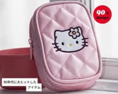 キティちゃん ピンクキルトポーチのサムネイル