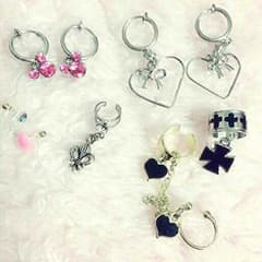 いろいろなイヤリングのサムネイル
