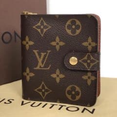 ほぼ未使用　美品 鑑定済　ルイヴィトン モノグラム コンパクト財布のサムネイル