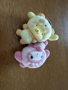 サンリオ　もこもこパンダフロッキーマスコットセットのサムネイル