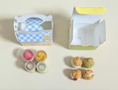 ぜいたくスイーツ こだわりシュー&とろ〜りプリン リーメント ぷちサンプルのサムネイル