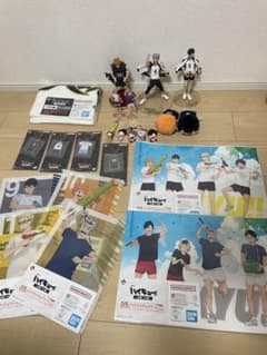 하이큐!! 이치 반 쿠지 피규어 & 상품 세트 스티커 카드 정리