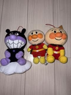 アンパンマン ぬいぐるみ マスコット 3点セットのサムネイル