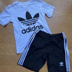 adidas キッズ Tシャツ ハーフパンツ セットアップ 100cmのサムネイル