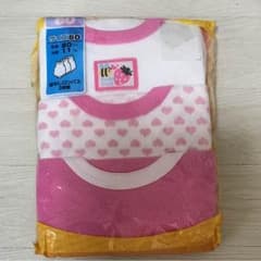 新品未使用★袖なしロンパース 3枚組 ピンクのサムネイル