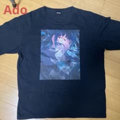 Ado 2025ワールドツアーTシャツ ブラック クルーネック　XLサイズのサムネイル
