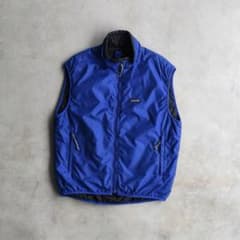 00s Patagoniaパタゴニア パフボールベスト L ブルー ヴィンテージ