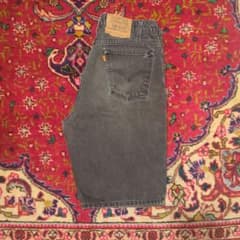 Levi's 550 ブラックデニム ハーフパンツ/ジョーツのサムネイル