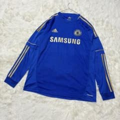 Adidas Chelsea Long-Sleeve Jersey CLIMACOOL Soccer Blue
