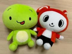 まいぜんシスターズ　でっかいぬいぐるみ　おすわりポーズ セットのサムネイル