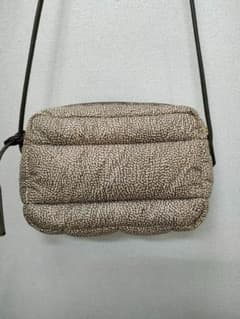 美品 ボルボネーゼ レリアン コラボ バッグ うずら柄 軽量 ナイロン 