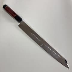 270mm 切付柳刃包丁 鏡面 紫檀八角柄 刺身包丁 全鋼 和包丁 - メルカリ