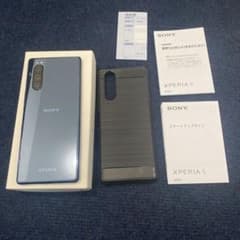 Xperia 5 ブルー simフリー　128GBのサムネイル