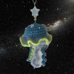 クラゲ あみぐるみ キーホルダーのサムネイル