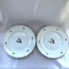 アウガルテン オールドウィンナーローズ③20センチ皿2枚 - メルカリ