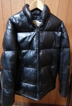 ショット Schott 214D レザーダウンジャケット　サイズ38のサムネイル