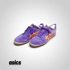 ASICS SKYHAND OGスカイハンドパープル オレンジ スエード27cmのサムネイル