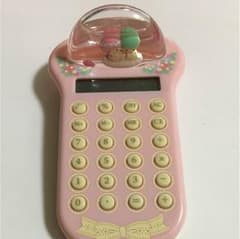 キキララ★電卓★水の中で浮くキキララちゃん。のサムネイル