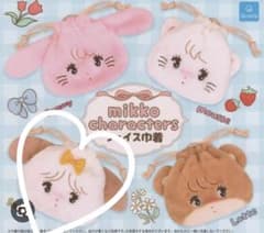 mikko characters フェイス巾着Souffleのサムネイル