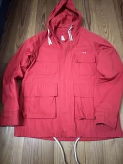 MAISON KITSUNÉ 赤 マウンテンパーカー M - メルカリ