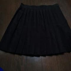 制服プリーツスカート　紺色のサムネイル