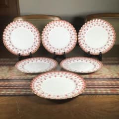 『新生活うー特価』　Spode 『Fleur de Lys Red』　大皿　6枚 新生活うー特価』 Spode 『Fleur de Lys Red』 大皿 6枚 - メルカリ