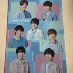 なにわ男子 LAWSON コラボ クリアファイルのサムネイル