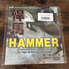 BOMB HAMMER 卓球ラバー 極薄　赤のサムネイル